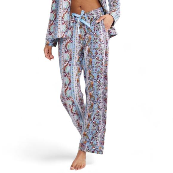 Vera Bradley Floral Blue Pajama Pants - Picture 1 of 9